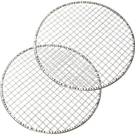 esterillas desechables para barbacoa, red para barbacoa de 28 x 28 cm, adecuadas para camping, jardín, picnic, barbacoa al aire libre, para asar carne, verduras y barbacoa.