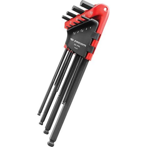 83S.Jp9Al Hex Key Wallet Set Of 9 Metric (1.5-10Mm)