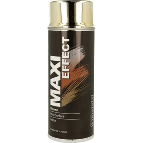 Pintura spray maxi color cromado motip 400 ml oro