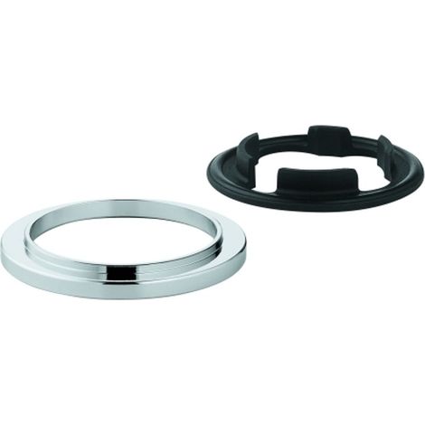 GROHE Placa base 48052 para grifos de lavabo/bidé de un agujero cromo, 48052000