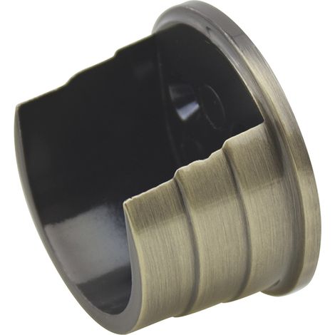 Support Entre-murs en Bronze Ø28mm pour barre à rideaux - Boulet
