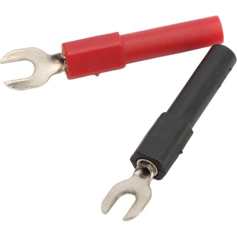 Connecteur à Fourche U 4mm pour Multimètre, Câblage Électronique et Alimentation, 30Vac‑60Vdc 36A (1/5)