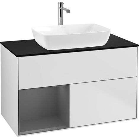 Villeroy & Boch F772GKMT Armoire sous lavabo Finion F77 (1/2)