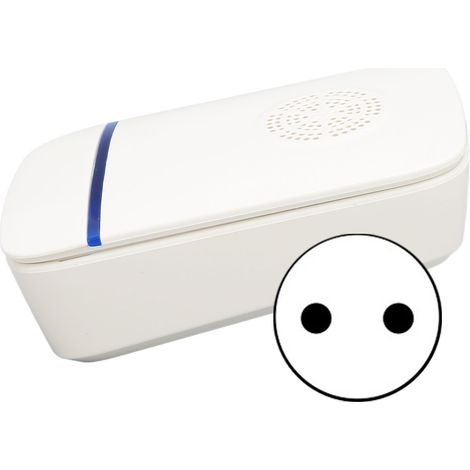 Répulsif Ultrason Anti-Nuisances Silent, Blanc ABS - Pour Maison/Bureau/Hôtel, 90-250V, Prise Européenne (1/5)