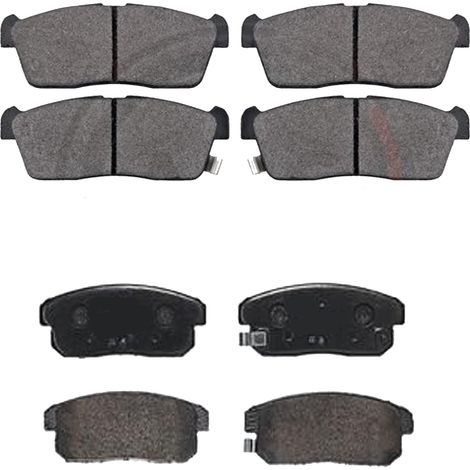 KIT PASTIGLIE FRENO ANTERIORI E POSTERIORI compatibile con SUZUKI IGNIS I (FH) / PASTIGLIE FRENANTI AUTO OEM P 79 012,P 10 005 / SOSTITUZIONE DIRETTA / BASSA POLVERE / SILENZIOSO (1/4)