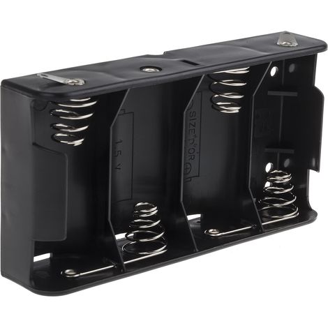 Porte-pile 4 x RS PRO D, raccordement Chassis ( Prix pour 1 )