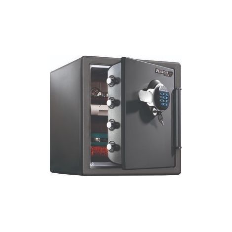 Master Lock – Coffre-fort de sécurité ignifuge 120 min – Double verrouillage électronique – 4 pênes mobiles – Dimensions 453x415x491mm – LTW123GTC