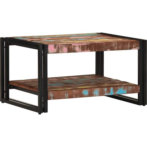 Maison Exclusive - Couchtisch Mehrfarbig 70x50x38 cm Altholz Mass