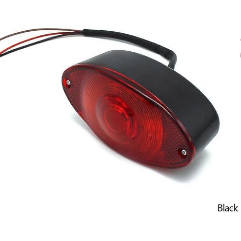 Feu arrière de plaque d'immatriculation avec ampoule 12 V pour moto, quad et VTT, compatible avec tous les modèles de motos tout-terrain, VTT, UTV et buggies. (1/5)