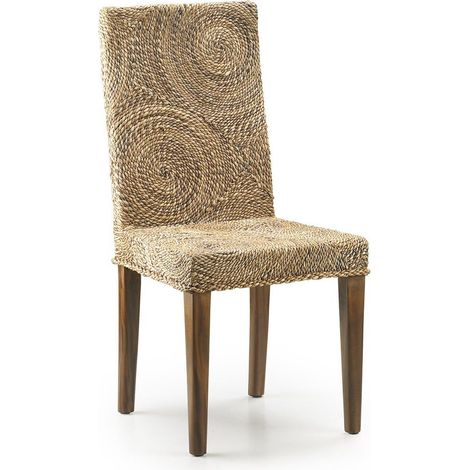 Chaise rotin - Bois-Rotin - Marron - Décoration d'Autrefois (1/3)