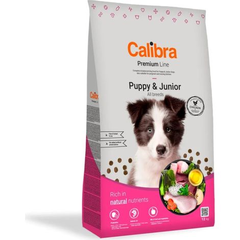 Pienso seco para perros CALIBRA DOG premium puppy&junior 12kg