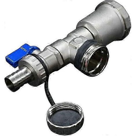 Collecteur de chauffage, unité de purge d'air automatique avec vanne de vidange pour système de chauffage au sol à eau (1" mâle) - Ya( ) (1/5)