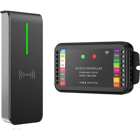 Lecteur de cartes RFID de proximité IP67 Wiegand 26/34 Sortie 125 kHz + 13,56 kHz, lecteur esclave de contrôle d'accès D0 D1 AN90R+TTB01 (1/5)