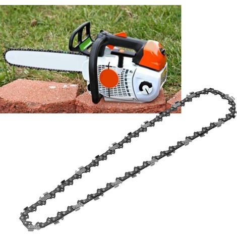 Chaîne de tronçonneuse en acier de 14 pouces, 3/8 LP 50DL, accessoire pour tronçonneuses STIHL MS250, MS180 et MS230 (1/5)