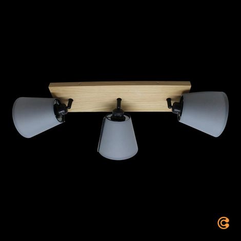 [GEBRAUCHT] B-Ware Just Light Green Michel Deckenstrahler Strahler Wohnzimmerlampe Dreiflammig E27
