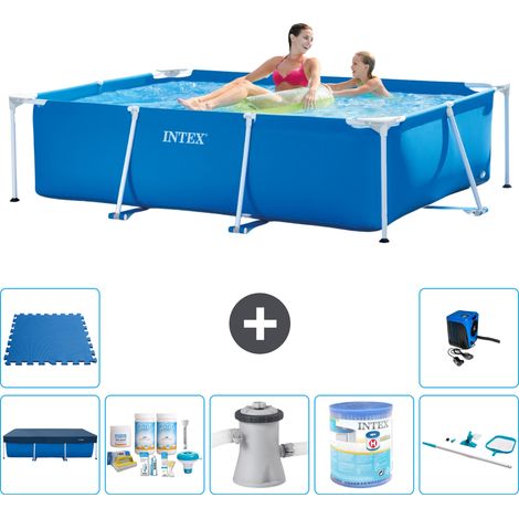 Intex Piscina con struttura Rettangolare - 220x150x60 cm - 7-pezzi S30064 (1/5)