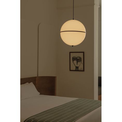 DOME M Lampe suspension noire (1/5)