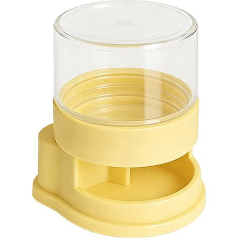 Bol d'eau multifonctionnel pour reptiles avec recharge-Jaune