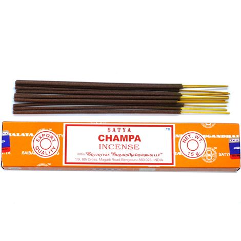 Encens Satya 15g - Champa- Vendu par 1 (1/2)