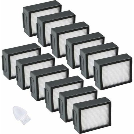 12er-Pack Filter kompatibel mit iRobot Roomba e/i-Serie, Hochleistungs-Ersatzfilter – Staubsaugerzubehör e5 e6 i3 i4 i6 i7 i7+ i8 i8+ (1/5)