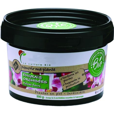 Engrais spécial orchidées et pétunia 350 g pour 3 plantes