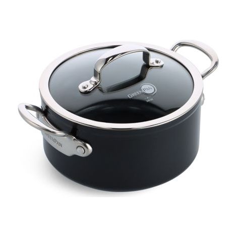 GreenPan Barcelona Pro Kasserolle 20cm Schwarz