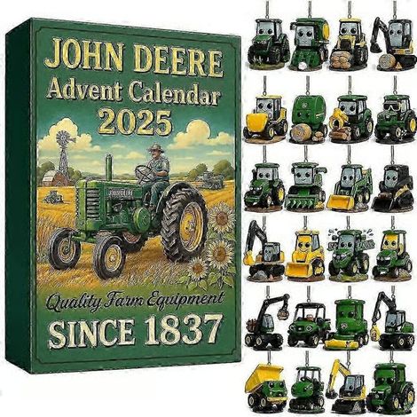 Calendrier de l'Avent John Deere 24 jours 2026 Tracteur Boîte aveugle (1/3)