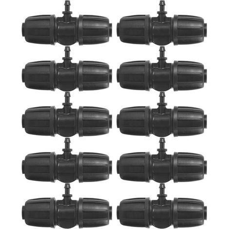 10 Capillaries 8/11 for Micro-Spray Irrigation, 6mm three-way lock, anti-fall joints (1/5)