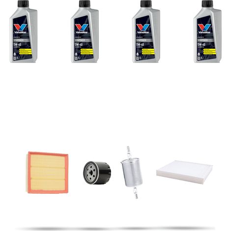 Kit tagliando 4 FILTRI e 4L OLIO compatibile con Opel Zafira A 2.0 OPC 141kw dal 2001 (1/5)