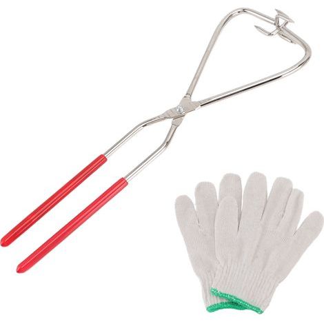 Pince à tremper pour poterie DIY avec poignée en plastique et rotation à 360 degrés pour émaillage et sculpture (1/5)