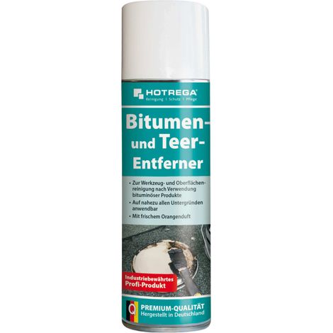 Hotrega Bitumen- & Teer-Entferner 300 ml  Für Kleber, Harz, Öl & Fett  Frischer Orangenduft (1/5)