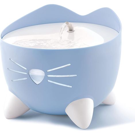 Fontaine à Eau pour Chat 2,5 L Bleu (1/4)