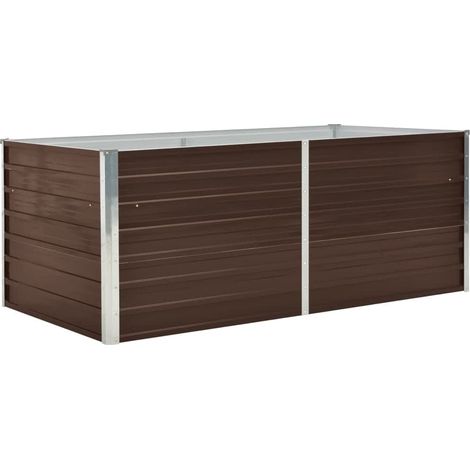 Maison Exclusive - Hochbeet 160 x 80 x 45 cm Verzinkter Stahl Bra