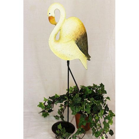 Oiseau Flamant 55 cm Décoration de fenêtre SU8577/M55 Décoration de rebord de fenêtre