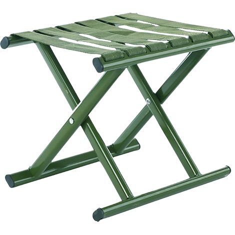 Tabouret pliant portable, chaise pliante d'extérieur, tabouret de camping, siège de camping pour les voyages, la randonnée, la pêche, les barbecues, la plage, le jardin et la cour (1/2)