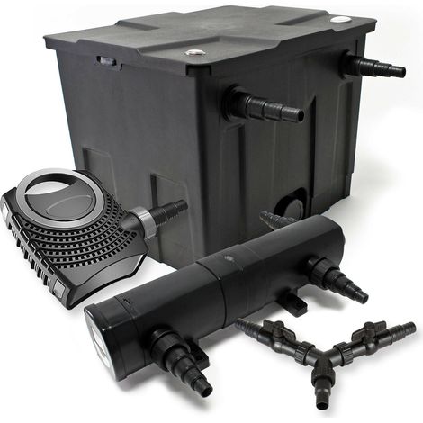 Kit de filtration de bassin 12000 litres 36 watts stérilisateur pompe 70 watts (1/5)