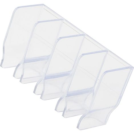 Support mural pour nettoyant pour le visage, multi-grilles, grande capacité, organisateur de soins de la peau, support pour crème pour les mains, dentifrice Transparent. (1/5)