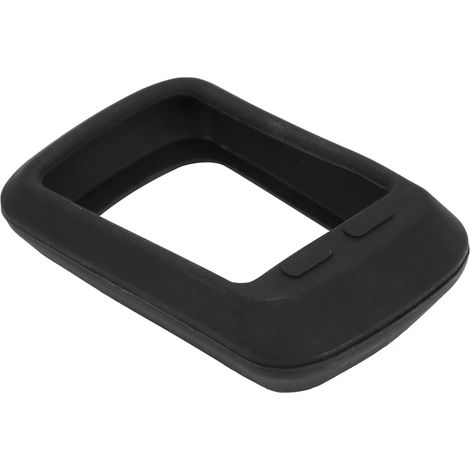 Étui de protection en silicone noir pour compteur kilométrique de VTT, anti-chute.