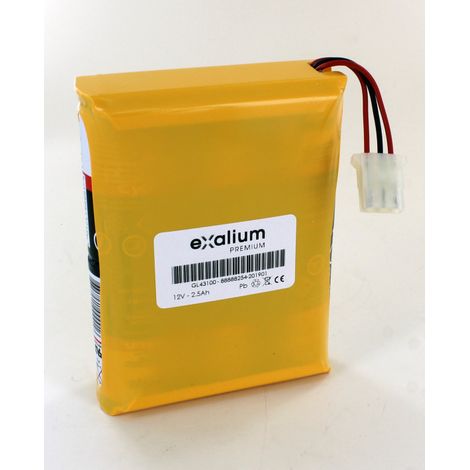 Batería de 12V 2.5Ah para desfibrilador HEWLETT PACKARD HP43100