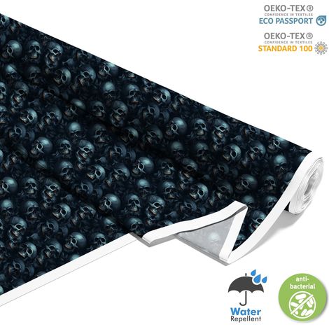 TESSUTI DECORATIVI PER ESTERNI OXFORD - Motivo Teschio I DX4832 (1/5)