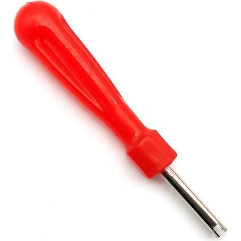 1 tournevis de valve pour valve de pneu, extracteur de noyau de valve pour toutes les valves de roue courantes des pneus de voiture, outil de démontage de valve de pneu à tête unique (1/4)