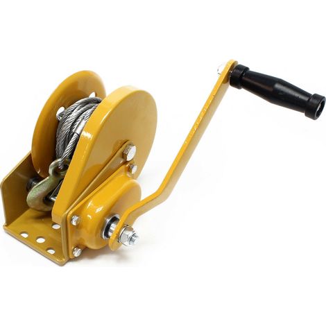 Verricello manuale con rapporto di trasmissione 4,2:1 max. Paranco da 540 kg 10 mt 160000518