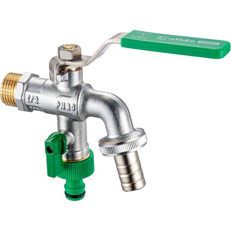 Valvola di rubinetto antigelo Calido bis con attacco rapido 1/2x3/4 (1/2)