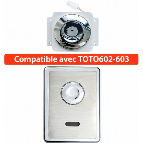 Pièce de chasse d'eau: ensemble bouton 603 modèle 32, urinoir et WC encastré 1 × 1 × 1 cm 500 g – Livraison gratuite