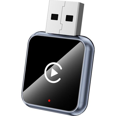 Geeignet für 2-in-1 Wireless-CarPlay-Adapter, AI Smart CarPlay Box für Android Auto, USB-Key-Adapter, kabelgebundene CarPlay-zu-Wireless-Konvertierung.