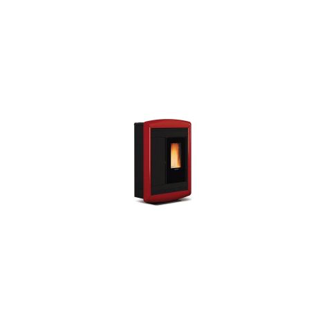Extraflame 1275707 Souvenir Lux Evo Stufa a pellet canalizzata fino a 6 metri 10,2 kW colore Bordeaux