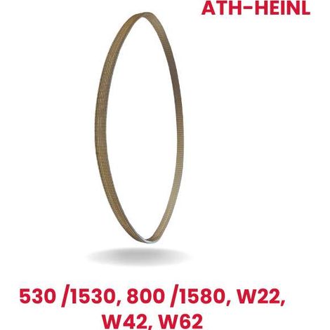Cinghia di ricambio ATH-Heinl per motore di bilanciamento (gialla) 530/1530, 800/1580, W22, W42, W62 (96 cm) (1/5)