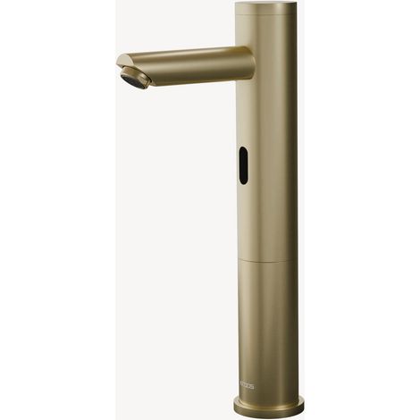 Miscelatore lavabo automatico in ottone oro spazzolato - Pula