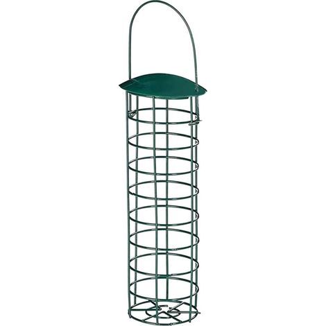 Nouveau Mangeoires Distributeur De Nourriture pour Mangeoires À Oiseaux en Plein Air, pour Boules De Graisse pour Boulettes, pour Petits Oiseaux (1/5)