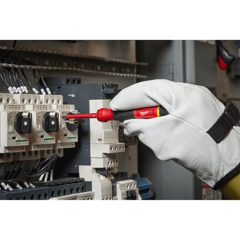 Destornillador milwaukee precision screwdriver aislado 1000 V giratorio (1/2)